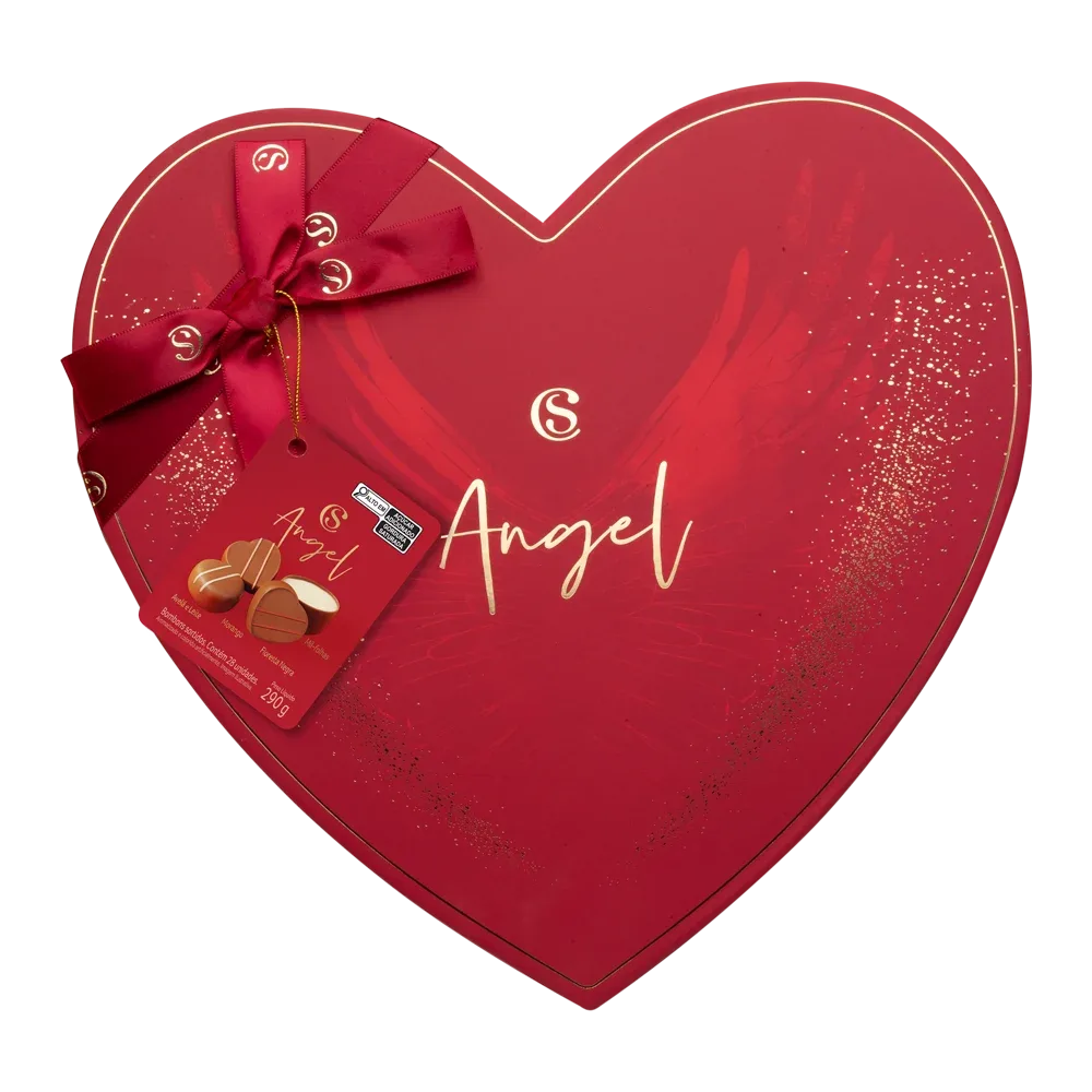 Caixa de Bombons Sortidos Angel Coração 290g
