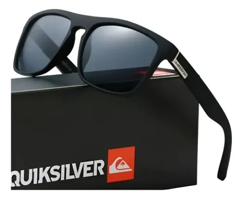 Óculos De Sol Quiksilver Com Proteção Uv400 + Bag + Flanela
