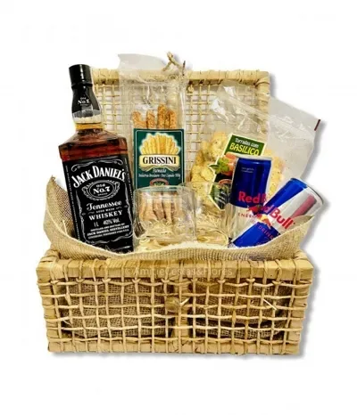 Cesta Jack Daniel's Com Petiscos