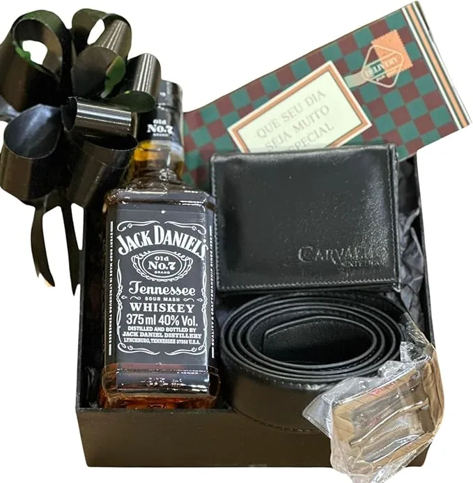 Cesta De Whisky Chocolate Presente Namorado