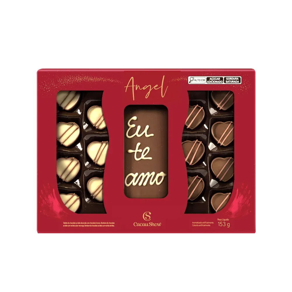 Caixa Artesanal de Bombons Delícias de Amor 153g