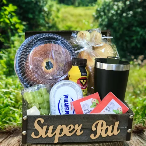 Cesta de café da manhã Super Pai