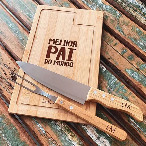 Kit churrasco para pais churrasqueiros